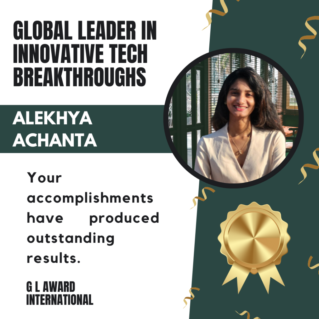 Alekhya Achanta: A Trailblazer in Data-Driven Innovation and Tech Breakthroughs