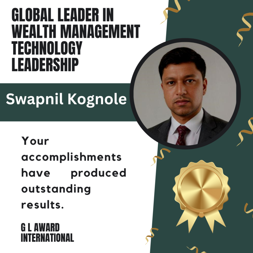 Swapnil Kognole – Director at UBS | Wealth Management Technology Expert