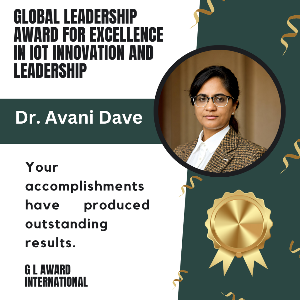 Dr. Avani Dave: A Visionary Leader in IoT and Embedded Security