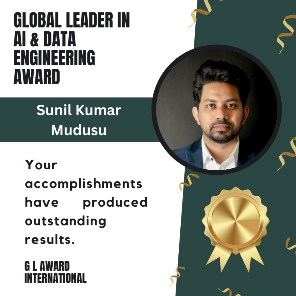 Sunil Kumar Mudusu – Lead AI & Data Engineer