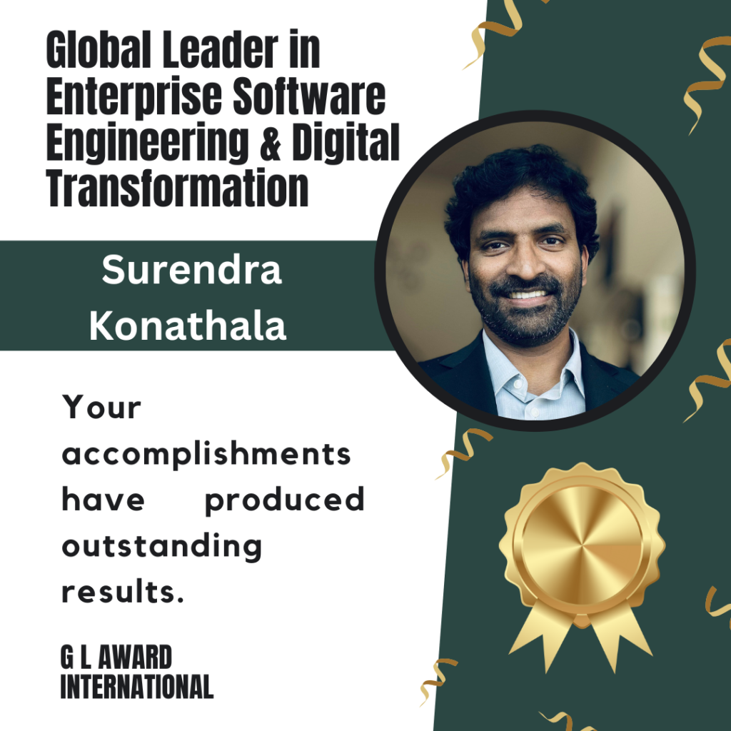 Surendra Konathala – Software Engineering Manager | Portfolio Leader | Digital Transformation & AI Expert